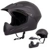 Kask downhill na rower motor enduro zjazdowy W-TEC Campanero Matt Black